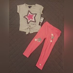 Pink and Gray Star Outfit for Kids
